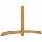 Ekena Millwork Bellingham Rough Sawn Timber Gable Bracket, Western Red Cedar, 96"W x 48"H x 4"D x 4"F, 12/12 Pitch GBW096X48X0404BEL00RWR - alternate 4